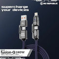 240W 4-in-1 Fast Charging Cable