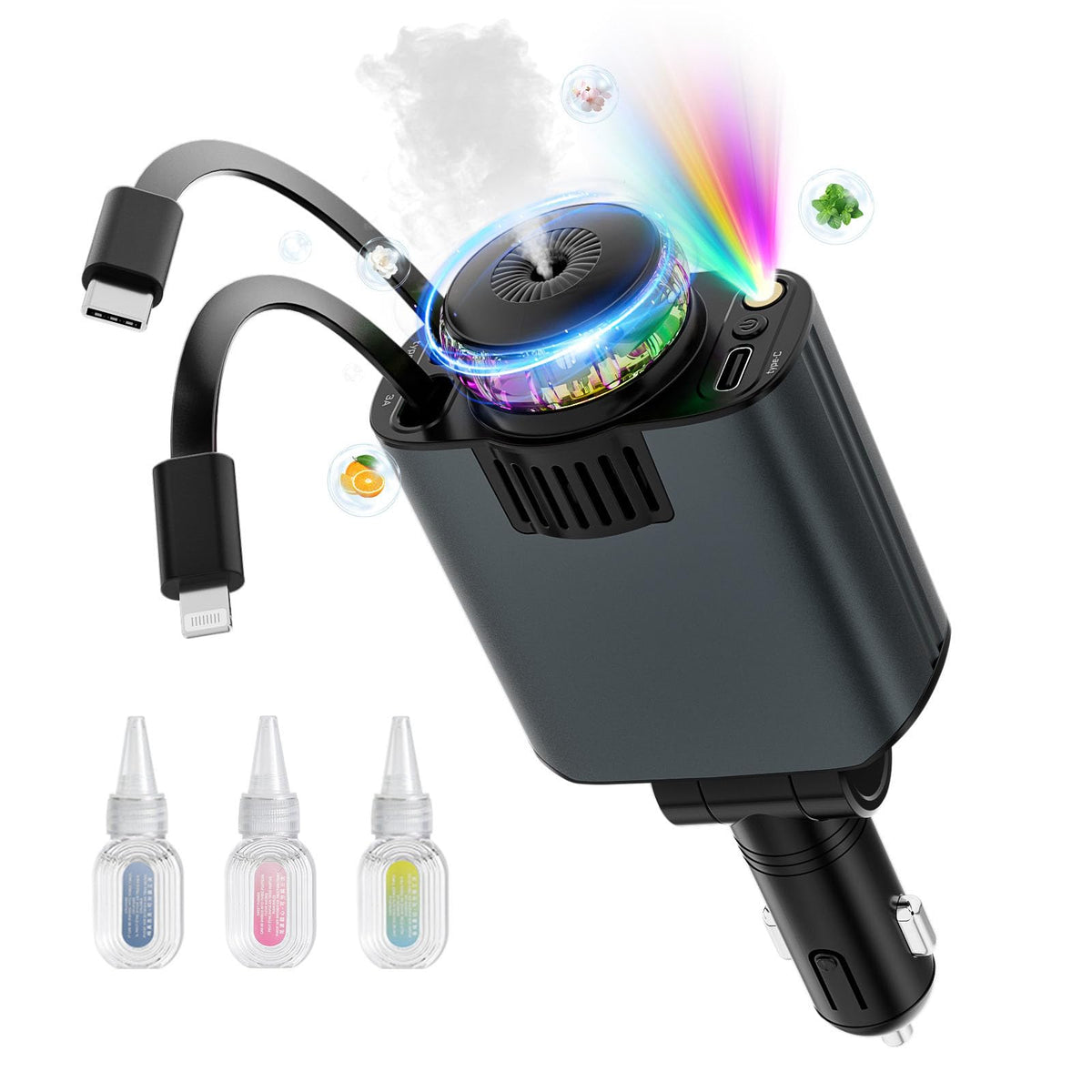 5-in-1 Starlight Car Charger