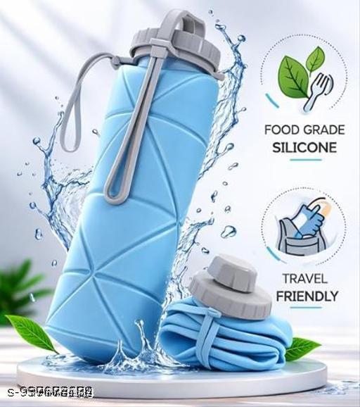 Premium Foldable Silicone Water Bottle 600ML
