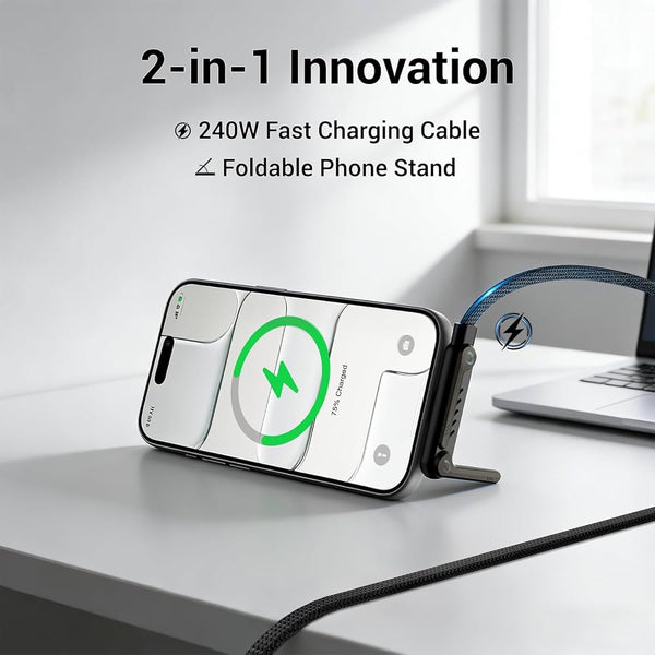 2-in-1 Stand Charging Cable
