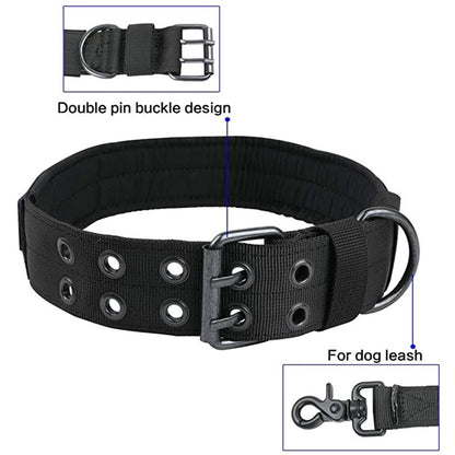 Durable Tactical Dog Collar Leash Sets