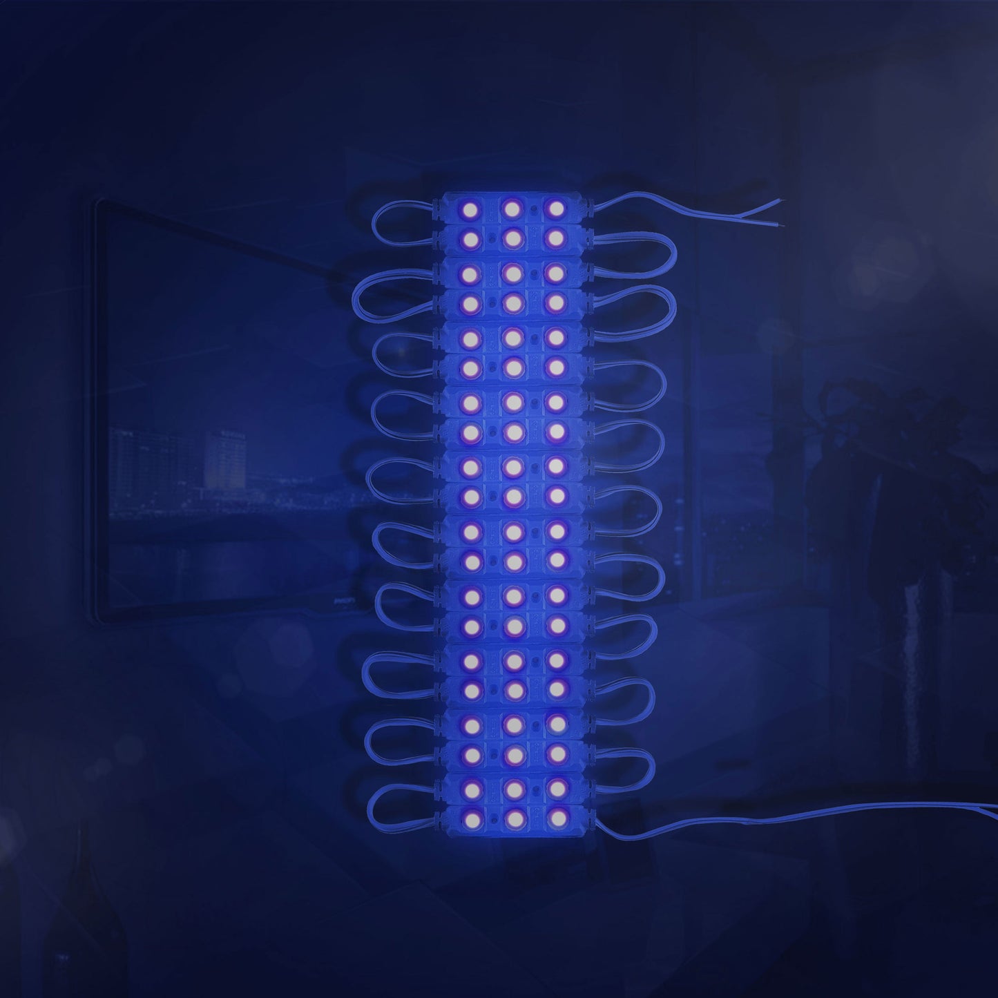 Blue LED Module 12V IP67 Waterproof 1.5W Sign Backlight~5240