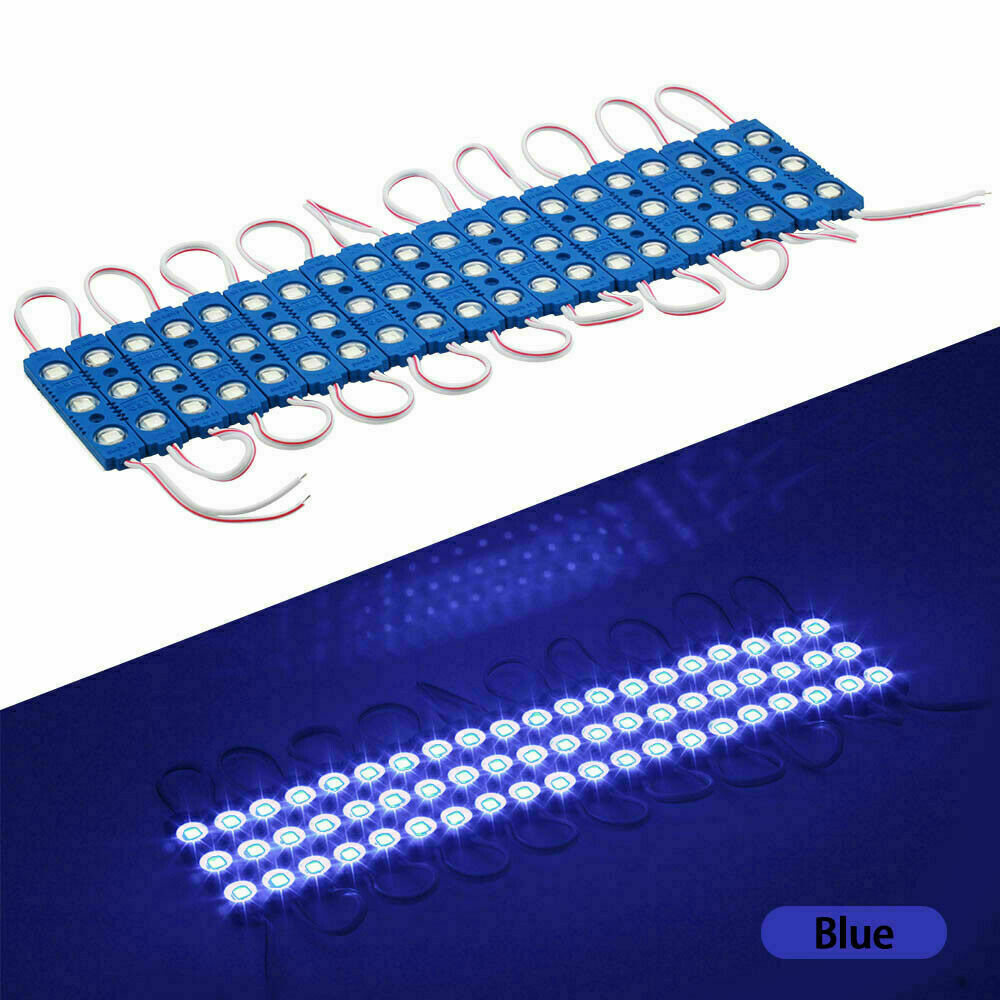 Blue LED Module 12V IP67 Waterproof 1.5W Sign Backlight~5240